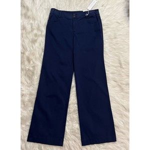 Soft Surroundings Womens Alton Straight Leg Pants Nautical Blue NWT Size 10